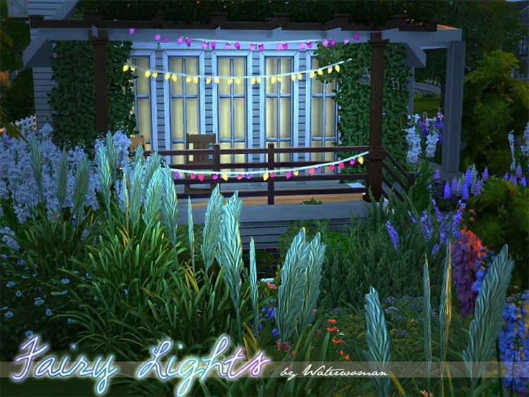Fairy Lights Sims 4 CC screenshot