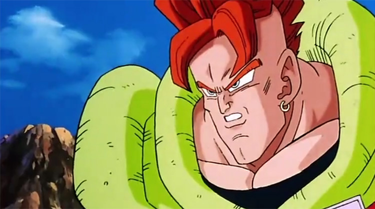 Android 16 from DBZ anime