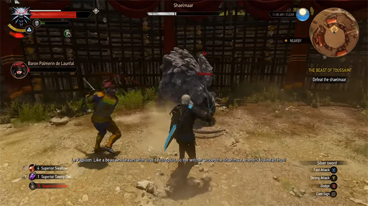 The Witcher 3: Wild Hunt (Blood and Wine DLC) gameplay screenshot