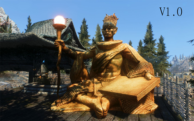 Custom Statues update mod for Skyrim