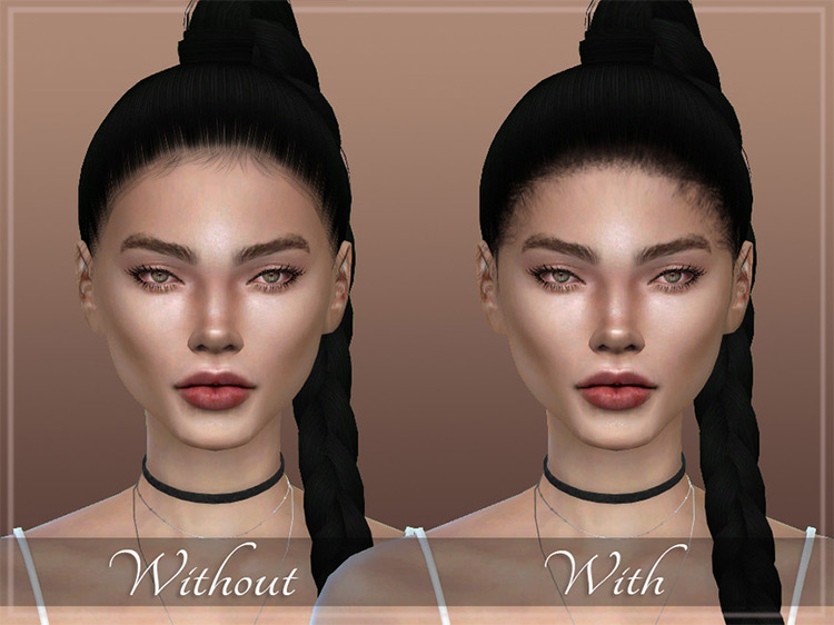 Hairline N1 by SayaSims Sims 4 CC