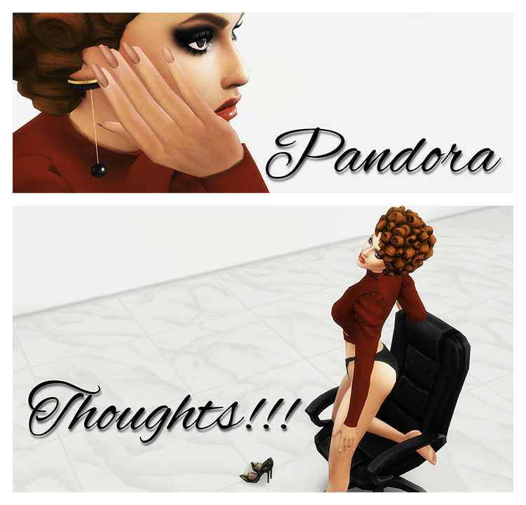 Thoughts!!! by Pandorassims4cc Sims 4 CC