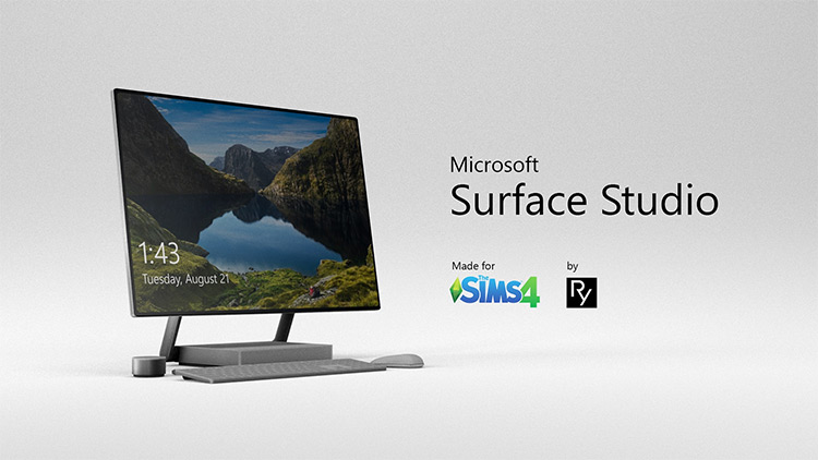 Microsoft Surface Studio Sims 4 CC