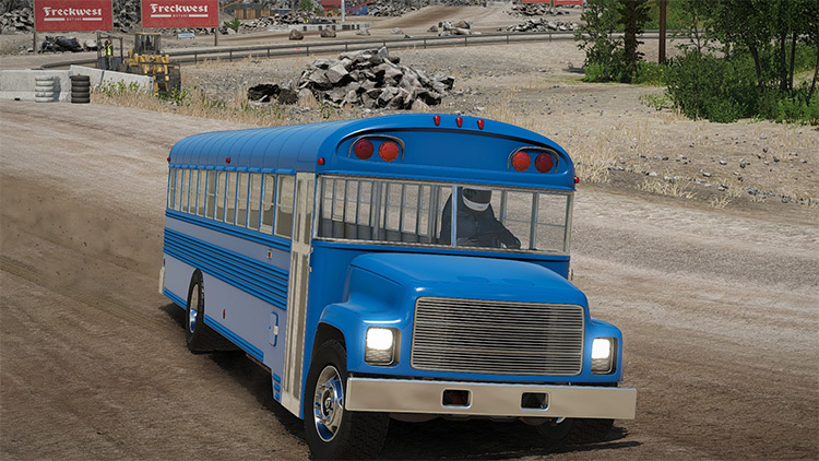 School Bus: Showroom Model Wreckfest mod screenshot
