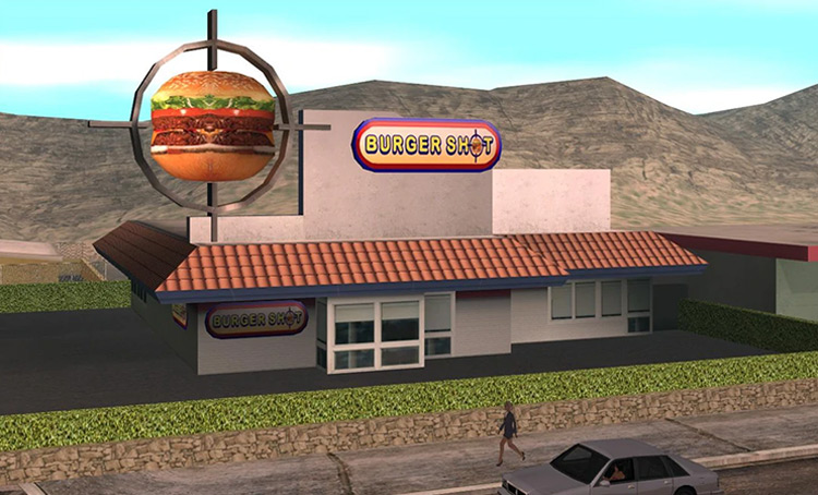 Burger Shot GTA SA property