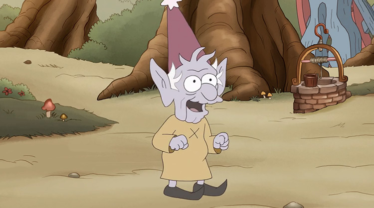 Pops the Elf in Disenchantment