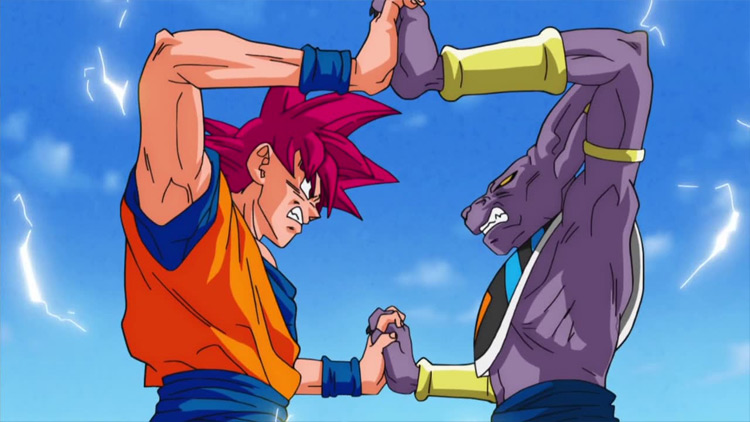 Goku VS Beerus from Dragon Ball