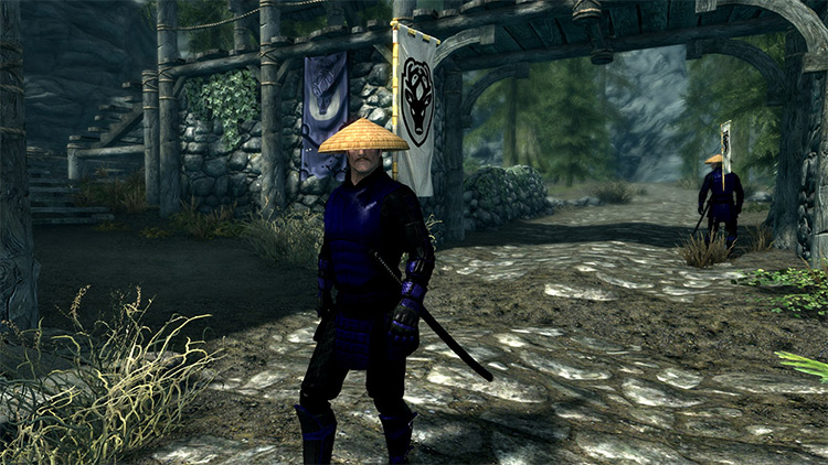 Samurai City Guard Skyrim mod